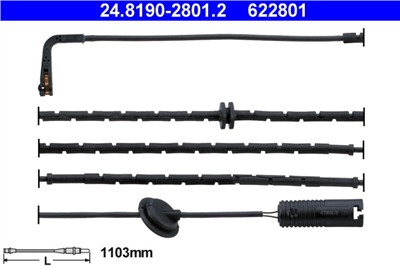 ATE 24.8190-2801.2 Číslo výrobce: 622801. EAN: 4006633125819.