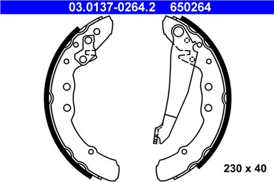 ATE 03.0137-0264.2 Číslo výrobce: 650264. EAN: 4006633137119.