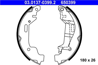 ATE 03.0137-0399.2 Číslo výrobce: 650399. EAN: 4006633098298.