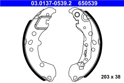 ATE 03.0137-0539.2 Číslo výrobce: 650539. EAN: 4006633461054.