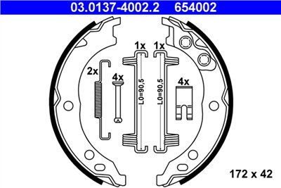 ATE 03.0137-4002.2 Číslo výrobce: 654002. EAN: 4006633288750.