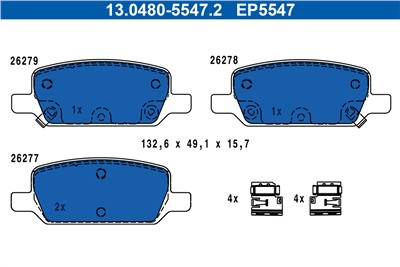 ATE 13.0480-5547.2 Číslo výrobce: EP5547. EAN: 4006633509022.