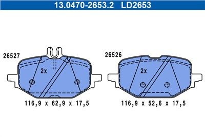 ATE 13.0470-2653.2 Číslo výrobce: LD2653. EAN: 4006633496117.