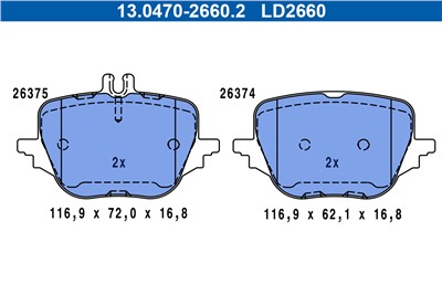 ATE 13.0470-2660.2 Číslo výrobce: LD2660. EAN: 4006633470803.
