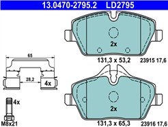 ATE 13.0470-2795.2 ATE Ceramic