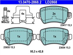 ATE 13.0470-2868.2 ATE Ceramic