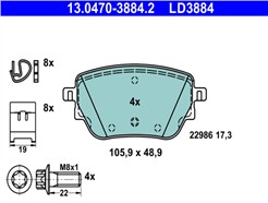 ATE 13.0470-3884.2 ATE Ceramic