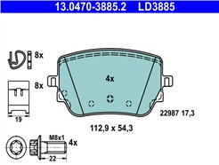 ATE 13.0470-3885.2 ATE Ceramic
