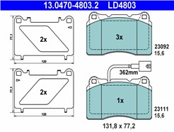 ATE 13.0470-4803.2 ATE Ceramic