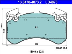 ATE 13.0470-4873.2 ATE Ceramic