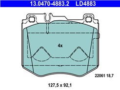 ATE 13.0470-4883.2 ATE Ceramic