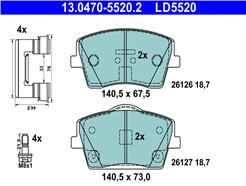 ATE 13.0470-5520.2 ATE Ceramic