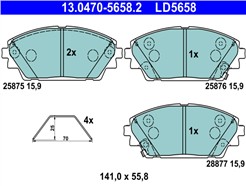 ATE 13.0470-5658.2 ATE Ceramic