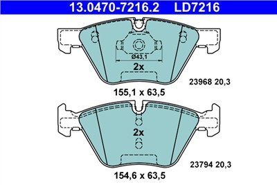 ATE 13.0470-7216.2 Číslo výrobce: LD7216. EAN: 4006633340533.