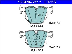 ATE 13.0470-7232.2 ATE Ceramic