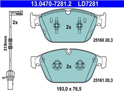 ATE 13.0470-7281.2 ATE Ceramic