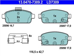 ATE 13.0470-7309.2 ATE Ceramic