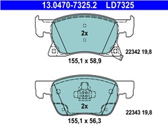 ATE 13.0470-7325.2 ATE Ceramic