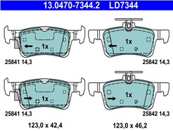 ATE 13.0470-7344.2 ATE Ceramic