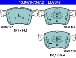 ATE 13.0470-7347.2 ATE Ceramic