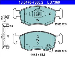 ATE 13.0470-7360.2 ATE Ceramic