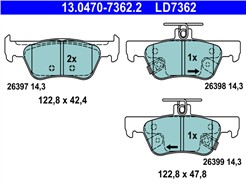 ATE 13.0470-7362.2 ATE Ceramic