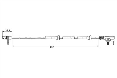 BOSCH 0 265 007 638 Číslo výrobce: DF 11. EAN: 3165143528952.