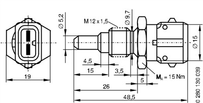 BOSCH 0 280 130 039 Číslo výrobce: TF-L. EAN: 3165143081600.
