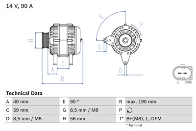 BOSCH 0 986 041 490 Číslo výrobce: 4149. EAN: 3165141242829.