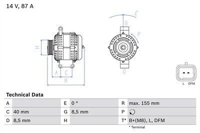 BOSCH 0 986 042 720 Číslo výrobce: 4272. EAN: 3165143301227.