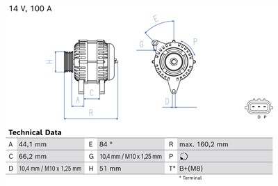 BOSCH 0 986 084 990 Číslo výrobce: 8499. EAN: 4047026537475.