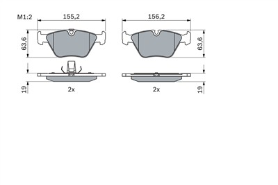 BOSCH 0 986 424 767 Číslo výrobce: BP473. EAN: 3165143702574.