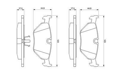 BOSCH 0 986 469 960 Číslo výrobce: BP760. EAN: 3165143662632.