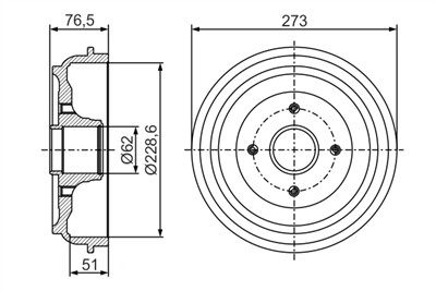 BOSCH 0 986 477 282 Číslo výrobce: DB352. EAN: 4047025865340.