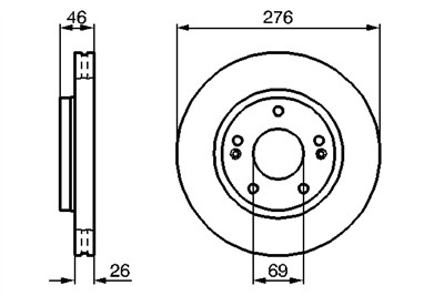 BOSCH 0 986 479 124 Číslo výrobce: BD965. EAN: 4047024201149.