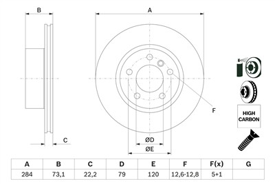 BOSCH 0 986 479 213 Číslo výrobce: BD1081. EAN: 4047024096479.