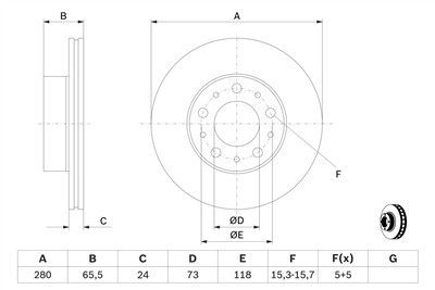 BOSCH 0 986 479 B96 Číslo výrobce: BD2097. EAN: 4047025349260.