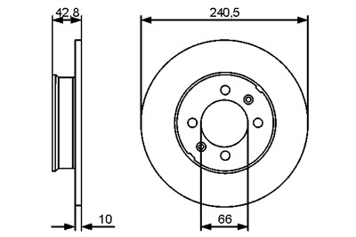 BOSCH 0 986 479 478 Číslo výrobce: BD1332. EAN: 4047024401051.