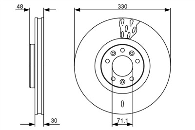 BOSCH 0 986 479 529 Číslo výrobce: BD1379. EAN: 4047024615229.