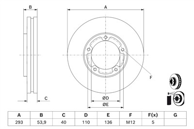 BOSCH 0 986 479 D81 Číslo výrobce: BD2567. EAN: 4047026140859.