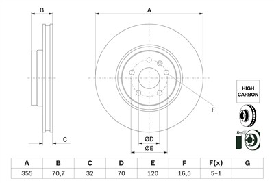 BOSCH 0 986 479 G54 Číslo výrobce: BD2898. EAN: 4047023091161.