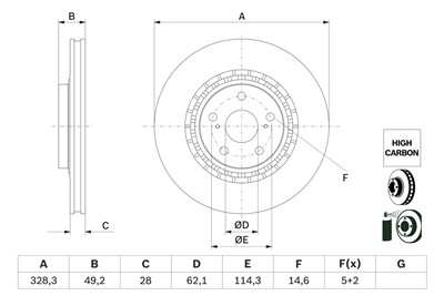 BOSCH 0 986 479 G63 Číslo výrobce: BD2907. EAN: 4047023072795.