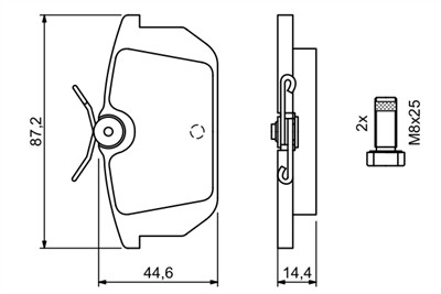 BOSCH 0 986 491 030 Číslo výrobce: BP777. EAN: 3165141276800.