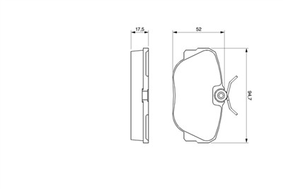 BOSCH 0 986 491 730 Číslo výrobce: BP786. EAN: 3165141022605.
