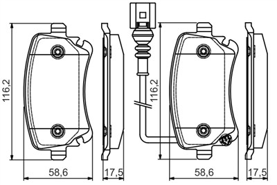 BOSCH 0 986 495 094 Číslo výrobce: BP1520. EAN: 4047025159616.