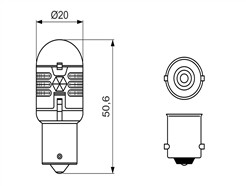 BOSCH 1 987 301 517 LED Retrofit BL 6000 K