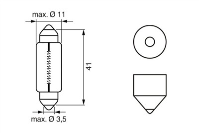 BOSCH 1 987 302 825 Číslo výrobce: 12V 10W ECO. EAN: 4047025321532.