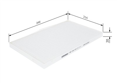 BOSCH 1 987 432 033 Číslo výrobce: M 2033. EAN: 4047023214614.