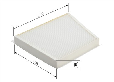 BOSCH 1 987 432 081 Číslo výrobce: M 2081. EAN: 4047023215314.