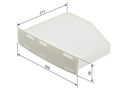 BOSCH 1 987 432 097 Číslo výrobce: M 2097. EAN: 4047023214850.